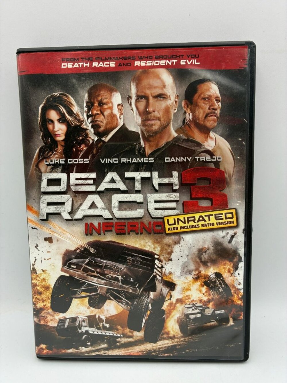 Death Race 3 Inferno Unrated Luke Goss Ving Rhames Danny Trejo DVD Universal